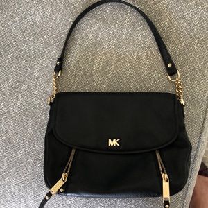 Michael Kors black leather bag/ purse / handbag